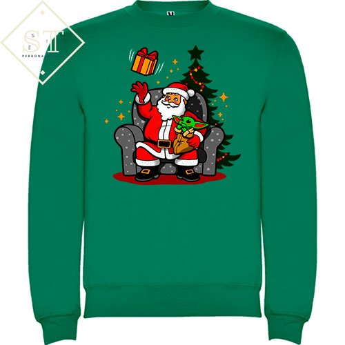 Baby Yoda with Santa - Sê-Tu